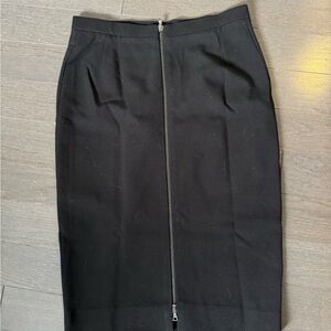 Lida Baday zip-back black pencil skirt